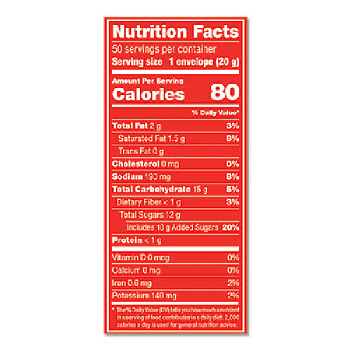 Nestl Hot Cocoa Mix, Rich Chocolate, 0.71 oz Packets, 50/Box, 6 Box/Carton (25485CT)