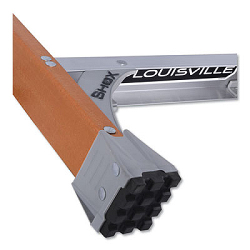 Louisville FIBERGLASS HEAVY DUTY STEP LADDER, 23" WORKING HEIGHT, 300 LBS CAPACITY, 3 STEP, ORANGE (FS1504)