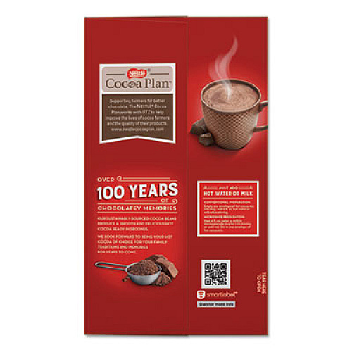 Nestl Hot Cocoa Mix, Dark Chocolate, 0.71 oz, 50/Box (70060)