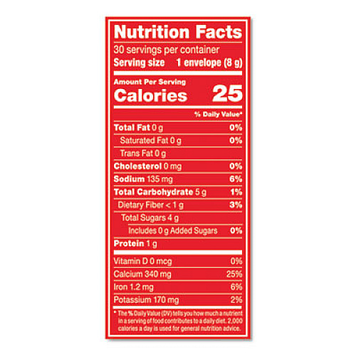 Nestl No-Sugar-Added Hot Cocoa Mix Envelopes, Rich Chocolate, 0.28 oz Packet, 30/Box (61411)