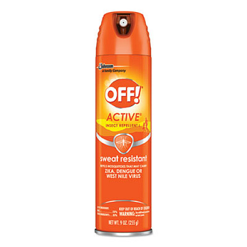 OFF! Active Insect Repellent, 6 Oz Aerosol, 12/carton (611079)