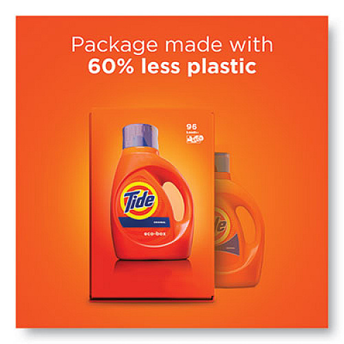 Eco-Box HE Liquid Laundry Detergent, Tide Original Scent, 105 oz Bag-In-A-Box (89013)