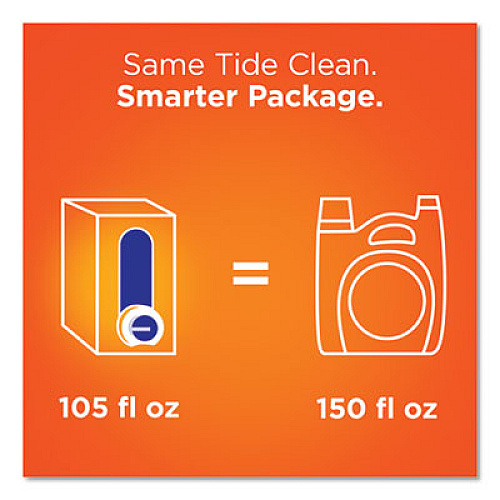 Eco-Box HE Liquid Laundry Detergent, Tide Original Scent, 105 oz Bag-In-A-Box (89013)