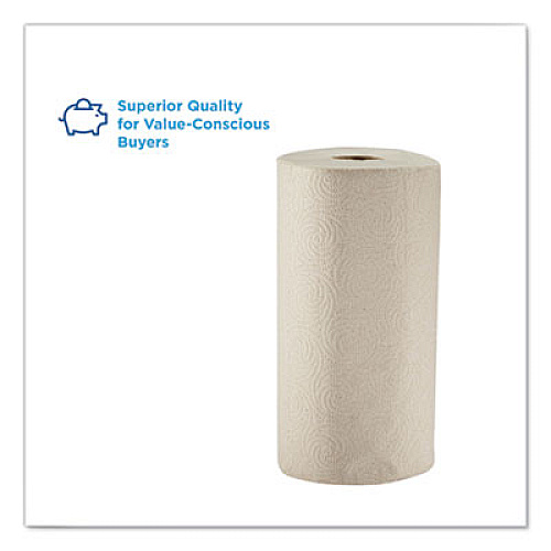 Georgia Pacific Professional Pacific Blue Basic Jumbo Perforated Kitchen Roll Paper Towels, 2-Ply, 11 x 8.8, Brown, 250/Roll, 12 Rolls/Carton (28290)