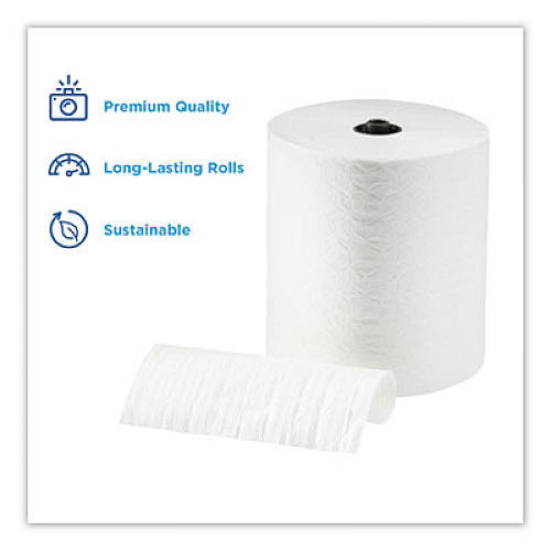 Georgia Pacific Professional enMotion Paper Towels, 1-Ply, 8.25" x 420 ft, White, 6 Rolls/Carton (89410)