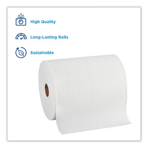 Georgia Pacific Professional enMotion High Capacity Paper Towel Rolls, 1-Ply, 10" x 800 ft, White, 6 Rolls/Carton (89490)