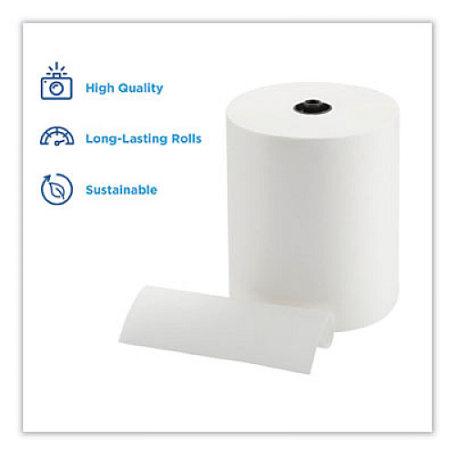 Georgia Pacific Professional enMotion Paper Towels, 1-Ply, 8.25" x 700 ft, White, 6 Rolls/Carton (89420)
