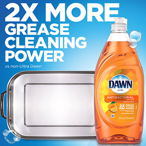 Dawn Ultra Antibacterial Dishwashing Liquid, Orange Scent, 28 oz Bottle, 8/Carton (97318)
