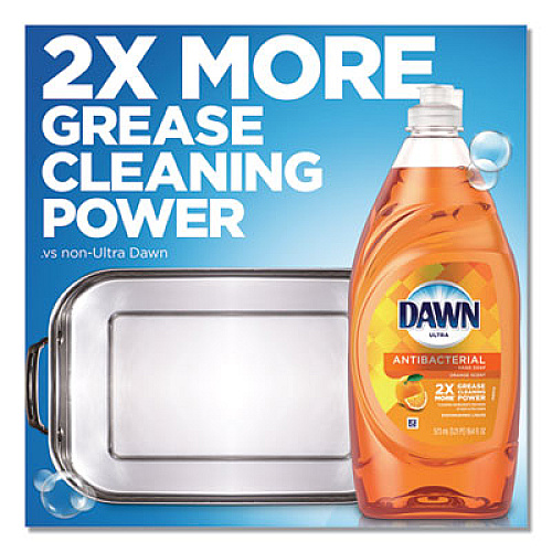 Dawn Ultra Antibacterial Dishwashing Liquid, Orange, 40 oz Bottle (91092EA)