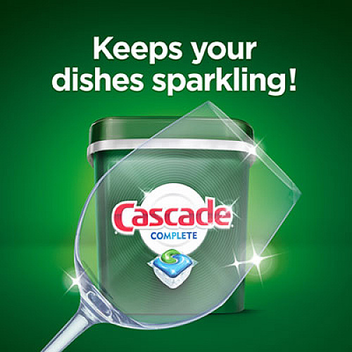 Cascade ActionPacs, Fresh Scent, 22.5 oz Tub, 43/Tub (98208PK)