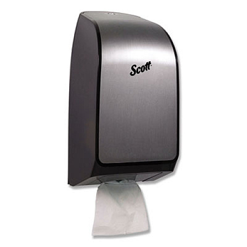 Scott Pro Coreless Jumbo Roll Tissue Dispenser, 7.37" x 14" x 6.125", Stainless (39729)