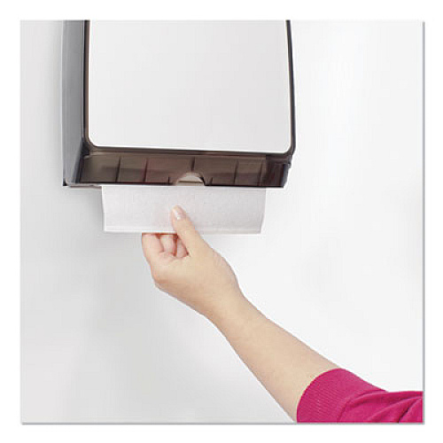Kleenex Premiere Folded Towel Dispenser, 10.6 x 5.48 x 18.79, White (39640)