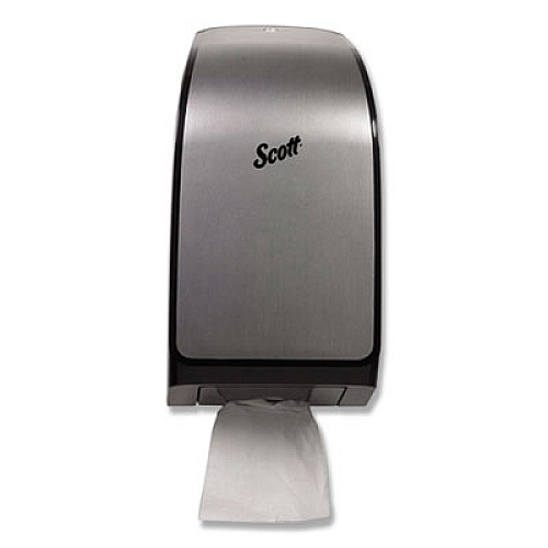 Scott Pro Coreless Jumbo Roll Tissue Dispenser, 7.37" x 14" x 6.125", Stainless (39729)