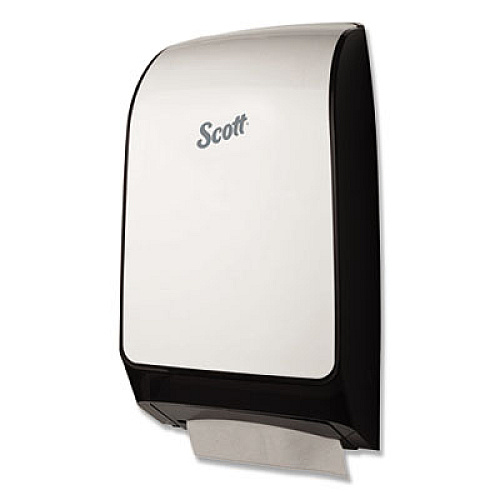 Kleenex Premiere Folded Towel Dispenser, 10.6 x 5.48 x 18.79, White (39640)