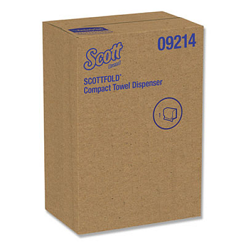 Scottfold Folded Towel Dispenser, 10.75 x 4.75 x 9, White (09214)