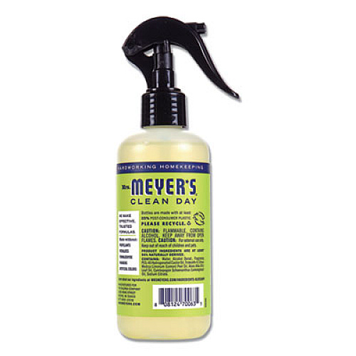 Mrs. Meyer's Clean Day Room Freshener, Lemon Verbena, 8 oz, Non-Aerosol Spray, 6/Carton (670764)