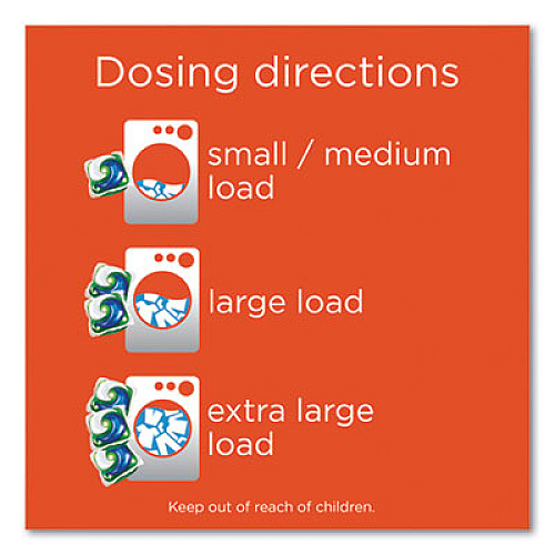 Detergent Pods, Tide Original Scent, 96/Tub, 4 Tubs/Carton (80145)
