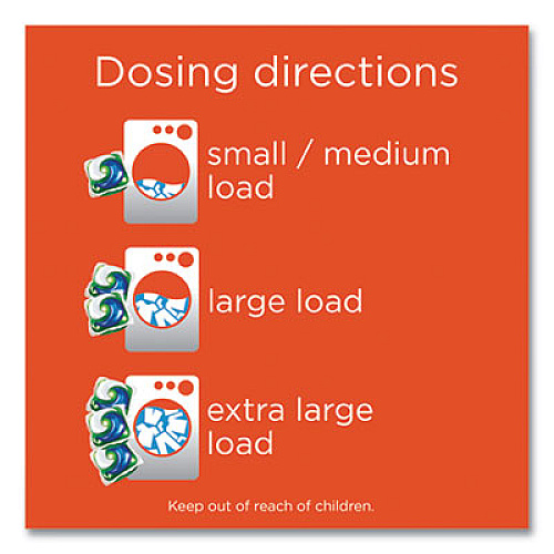 Tide Detergent Pods, Spring Meadow, 96/Tub, 4 Tubs/Carton (80163)