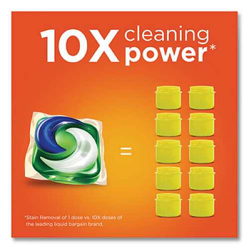 Tide Detergent Pods, Spring Meadow, 96/Tub, 4 Tubs/Carton (80163)