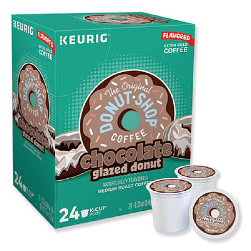 Donut House 6722CT Chocolate Glazed Donut K-Cups