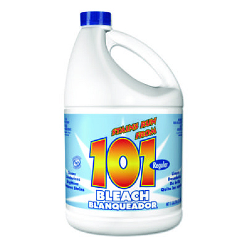 101 Regular Cleaning Low Strength Bleach, 1 gal Bottle,  6/Carton (11006755042)