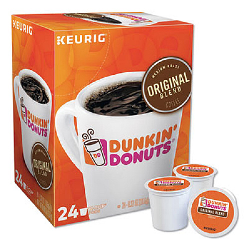 Dunkin Donuts K-Cup Pods, Original Blend, 22/Box (0845)