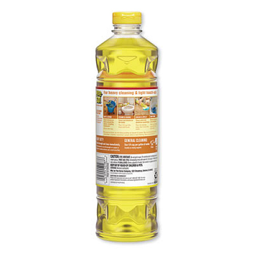 Pine-Sol Multi-Surface Cleaner, Lemon Fresh, 28 oz Bottle, 12/Carton (40187)