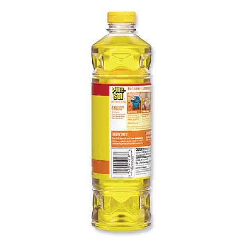 Pine-Sol Multi-Surface Cleaner, Lemon Fresh, 28 oz Bottle, 12/Carton (40187)