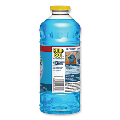 Pine-Sol Multi-Surface Cleaner, Sparkling Wave, 60 oz, 6 Bottles/Carton (40238)