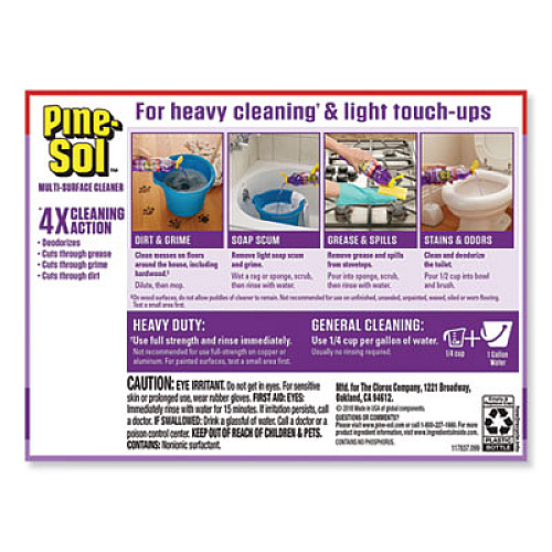 Pine-Sol Multi-Surface Cleaner, Lavender, 48oz Bottle, 8/carton (40272CT)