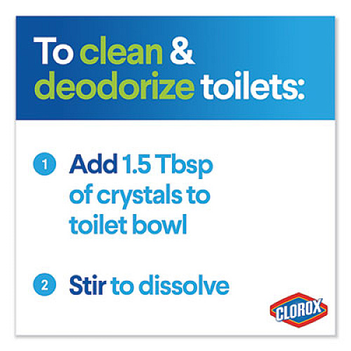 Clorox Control Bleach Crystals, Regular, 24 Oz Canister, 6/carton (31342)