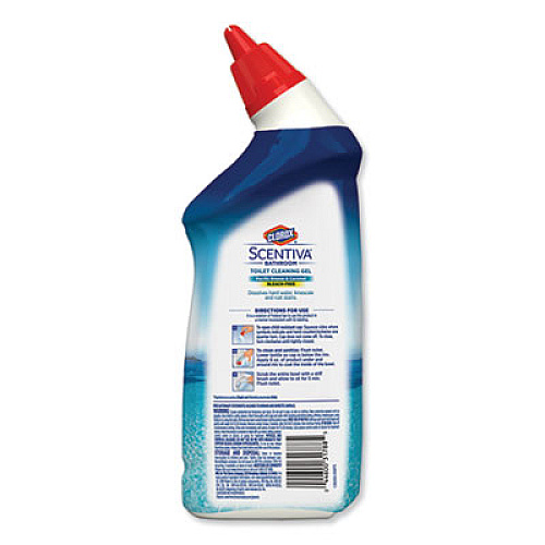 Clorox Scentiva Manual Toilet Bowl Cleaner, Pacific Breeze and Coconut, 24 oz Bottle (31788EA)