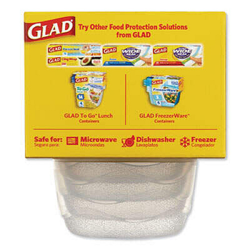 Glad 70240 Food Storage Containers with Lids