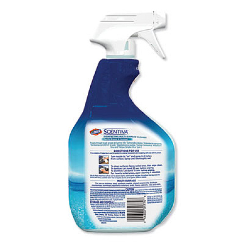 Clorox Scentiva Multi Surface Cleaner, Pacific Breeze and Coconut, 32 oz Spray Bottle (31774EA)