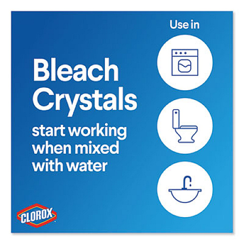 Clorox Control Bleach Crystals, Regular, 24 Oz Canister, 6/carton (31342)