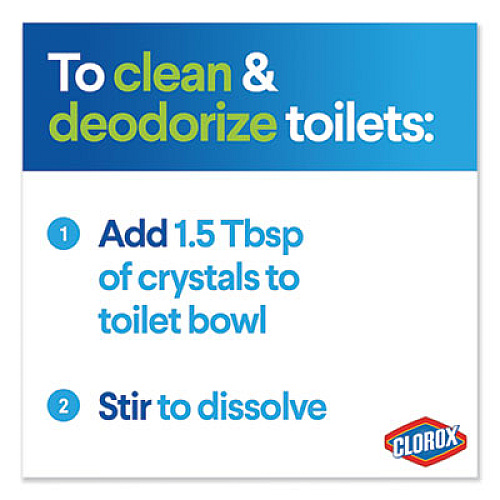 Clorox Control Bleach Crystals, Regular, 24 Oz Canister (31342EA)