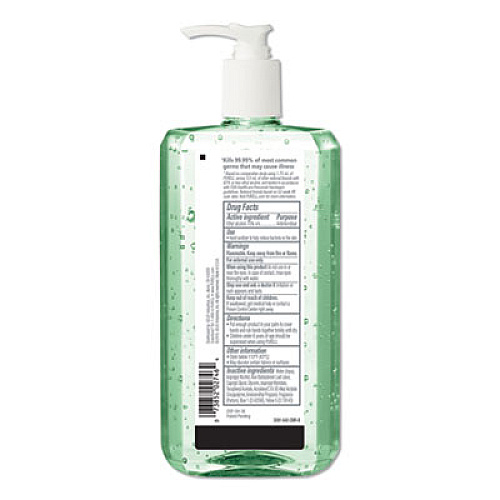 PURELL ADVANCED SOOTHING GEL HAND SANITIZER, FRESH SCENT WITH ALOE AND VITAMIN E, 1 L PUMP BOTTLE, 4/CARTON (308104CMR)