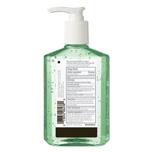 PURELL ADVANCED SOOTHING GEL HAND SANITIZER, FRESH SCENT WITH ALOE AND VITAMIN E, 8 OZ PUMP BOTTLE, 4/PACK (967406DECOPK)