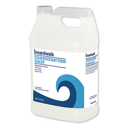 Boardwalk Stain Resistant Floor Sealer, Unscented, 1 gal Bottle, 4/Carton (4404SL)