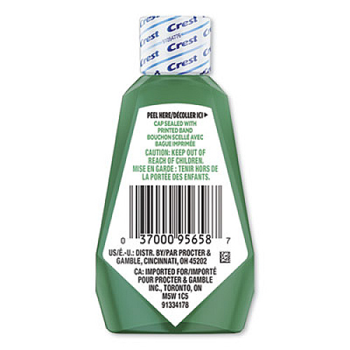 Crest Plus Scope Rinse, Classic Mint Flavor, 36 mL Bottle, 180/Carton (97506)