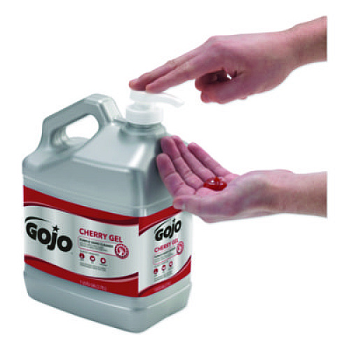 GOJO Cherry Gel Pumice Hand Cleaner, Cherry Scent, 1 gal, 2/Carton (235802)
