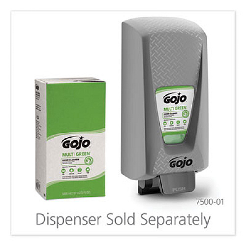 MULTI GREEN Hand Cleaner, Refill for GOJO PRO TDX Dispenser, Citrus Scent, 5,000 mL, 2/Carton (7565)
