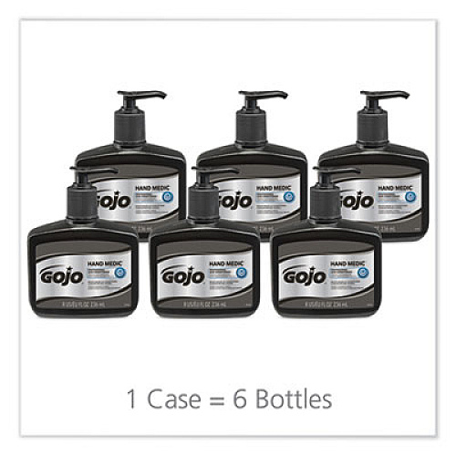 GOJO Hand Medic Professional Skin Conditioner, 8 Oz Pump Bottle, 6/carton (814506)