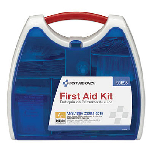 First Aid Only ANSI A+ 2015 ReadyCare First Aid Kit for Up to 50 People, 238 Pieces, Plastic Case (90698)
