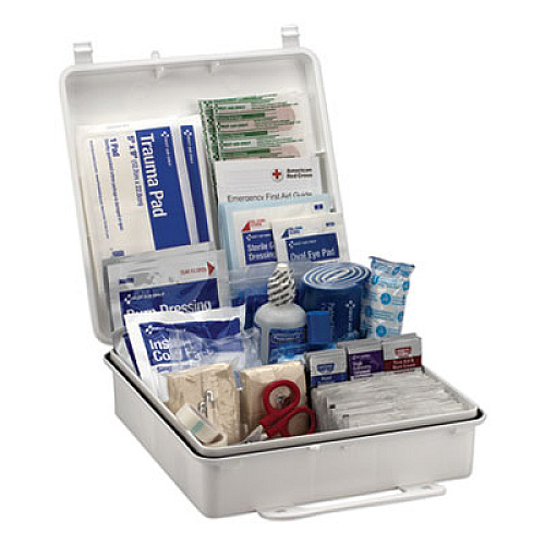 First Aid Only Bulk ANSI 2015 Compliant First Aid Kit, 199 Pieces, Plastic Case (90566)