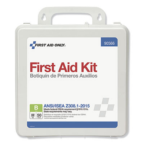 First Aid Only Bulk ANSI 2015 Compliant First Aid Kit, 199 Pieces, Plastic Case (90566)