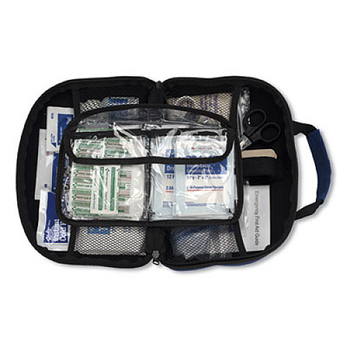 First Aid Only BULK ANSI 2015 COMPLIANT FIRST AID KIT, 211 PIECES, FABRIC CASE (91062)