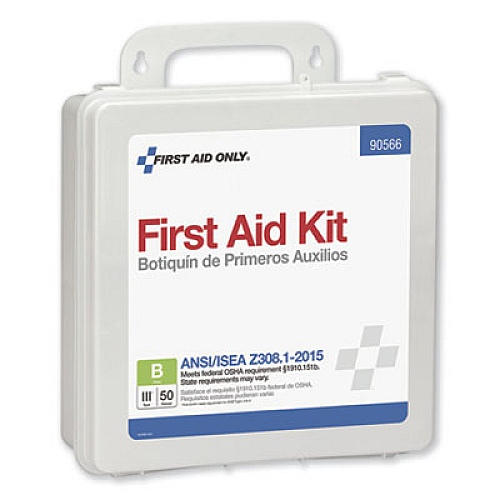 First Aid Only Bulk ANSI 2015 Compliant First Aid Kit, 199 Pieces, Plastic Case (90566)
