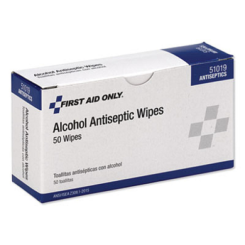 PhysiciansCare by First Aid Only First Aid Alcohol Pads, 50/Box (51019)