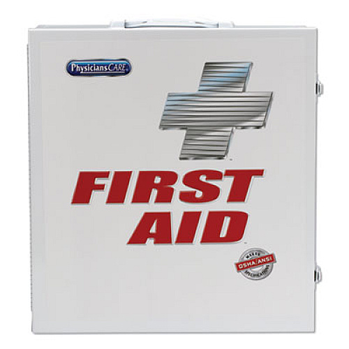 PhysiciansCare by First Aid Only Industrial First Aid Kit for 100 People, 694 Pieces, Metal Case (50000)